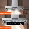 Futhork
  1100 CFM  35 inch Wall Mount Range Hood, Touch Control - 2 of 4