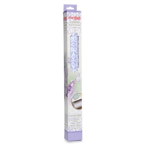 Con-Tact Scented 2pk 8ct 18"x24" Floral Contact Sheets Lavender Purple: Non-Adhesive Botanical Drawer Liners - 1 of 3