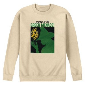 Men's - Wicked - Elphaba Green Menace Graphic Fleece Sweatshirt - 1 of 4