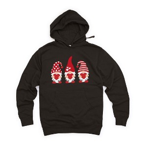 Simply Sage Market Women's Graphic Hoodie Valentine's Gnomes - 1 of 2