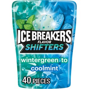 Ice Breakers Sugar-Free Gum Flavor Shifters Wintergreen/Cool mint - 3.24oz - 1 of 4