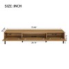 TV Stand for TVs Up to 80",Modern Farmhouse Entertainment Center,Media Console with Storage,Ideal for Living Room - The Pop Home - 4 of 4