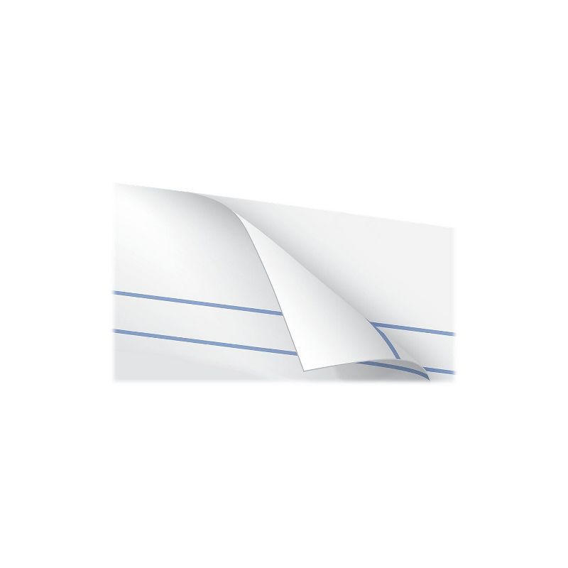 Ampad Perforated Writing Pad Narrow 5 x 8 White 50 Sheets Dozen 20304, 3 of 6