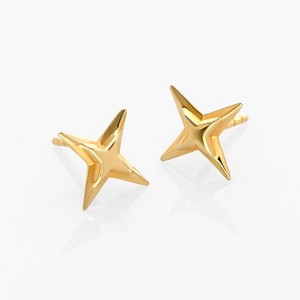 Northern Star Stud Earrings - Gold Vermeil - 1 of 2