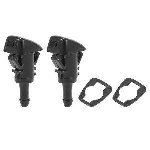 Unique Bargains Front Windshield Wiper Nozzles for Mitsubishi Eclipse Galant with Gaskets - Black Pack of 2 - 1 of 4