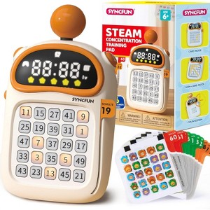 Joyfy Handheld Game for Kids, Schulte Focus Training Machine, Preschool Learning Toy, Attention Memory Trainer Birthday Gifts for Boys Girls Ages 6-12 - 1 of 4