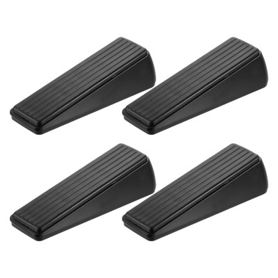 Unique Bargains Home Hotel Anti-Slip Design Zinc Alloy PVC Soft Door Stop 4 Pcs