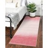 Lahome Abstract Ombre Plush Area Rug – Soft Gradient Accent with Non-Slip Backing - 3 of 4