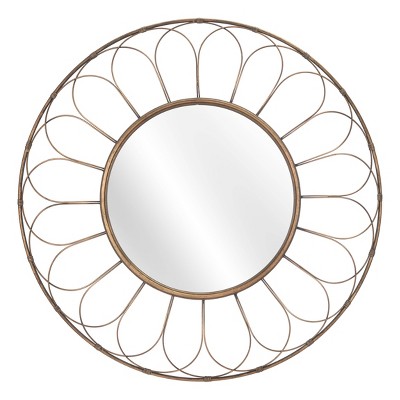 Mariposa Decorative Wall Mirror Gold - ZM Home