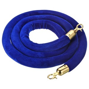Unique Bargains Hotel Adjustable Velvet Stanchion Rope with Snap Hook - 1 of 4