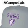 Official University of St. Thomas Primary Logo Foam Snapback Trucker Hat - for Men and Women Grey, Grey, One Size - 4 of 4