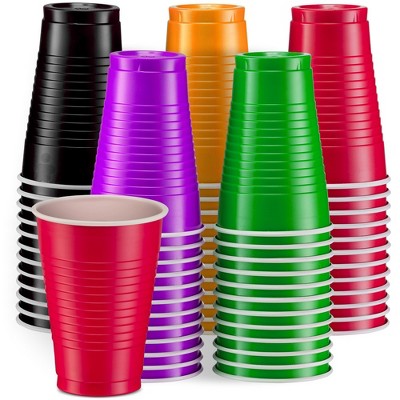 Sparksettings Gold Plastic Cups Disposable 10oz, 50 Pack : Target