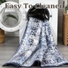 Washable Large Vintage Area Rug for Living Room Non Slip Non-Shedding Distressed Indoor Carpet Ultra Soft Low Pile Throw Rug for Bedroom Dining Room - 2 of 4