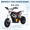 Kids Dirt Bike - Top speed 13.67 mph, rear wheel suspension, 12-mile range, rotary throttle, rubber tires, perfect holiday gift for kids. - 2 of 4