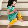 Wrapables Really Ruffly Baby & Toddler Leg Warmers, Mustard - 3 of 4