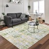 Washable Runner Rug, Non Slip Modern Abstract Carpet, Foldable Low Pile Hallway Mat for Entryway or Kitchen - 2 of 4