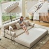 78.7" King Size Convertible Sleeper Sofa Bed With 3 Pillows, High Resilience Memory Foam Removable Folding Sofa Couch, Perfect for Bedroom Living Room - 3 of 4