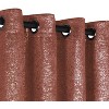 Kate Aurora 2 Piece Metallic Sparkle Thermal Grommet Blackout Curtain Panels - 3 of 4