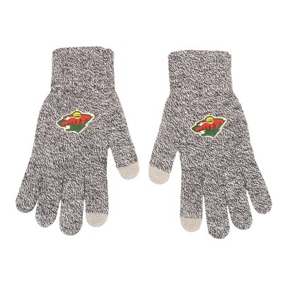 NHL Minnesota Wild Gray Knit Gloves