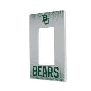 NCAA Big 12 Universities Linen Hidden-Screw Light Switch Plate for Single Rocker - 1 of 4