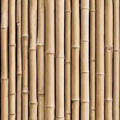 RoomMates Bamboo Peel & Stick Wallpaper Natural