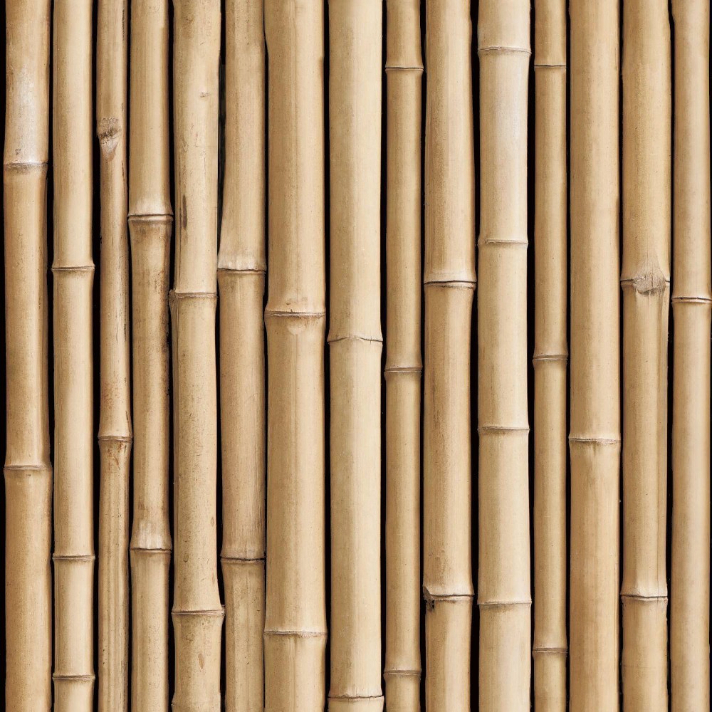 Photos - Wallpaper Roommates Bamboo Peel & Stick  Natural 