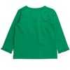 RuffleButts Toddler Girls Knit Long Sleeve Ruffle Layering Tee - Green, 4T - 2 of 2