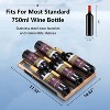 ZAFRO 15" Wine Cooler Under Counter Beverage Refrigerator Beer Mini Fridge 28 Bottles   Stainless Steel Double-Layer Tempered Glass Door - 4 of 4