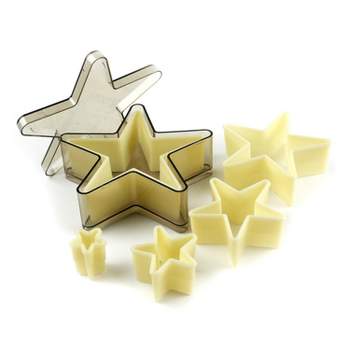 Metal Cookie Cutters Set - Star Cookie Cutter Stainless Steel Round Biscuit  Cutter Heart Small Star Cookie Cutters Mini Flower Molds Cutter for Baking