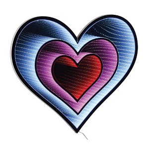 Melrose Hanging Triple Heart Ekko Light 23.5"H - 1 of 2