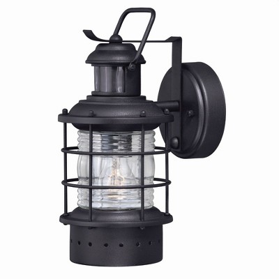 Vaxcel Hyannis 1 - Light Wall Light in  Textured Black