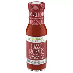 Primal Kitchen Organic and Unsweetened Classic BBQ Sauce - 8.5oz