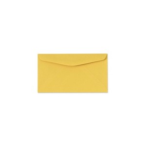 LUX 3 5/8" x 6 1/2" #6 3/4 60lbs. Regular Envelopes goldenrod yellow 72686-50 - 1 of 1