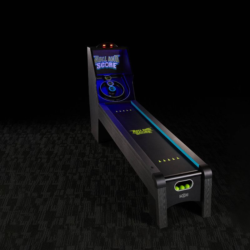 Hall of Games 9&#39; Roll and Score with LED lights and Electornic Scorer - Black, 5 of 11