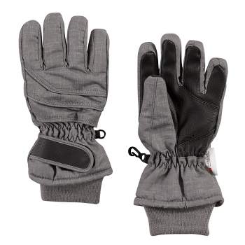 Hudson Baby Unisex Snow Gloves, Heather Charcoal