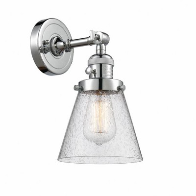 Cone - 1 Light Wall Sconce In Industrial Style-10 Inches Tall and 6.25 Inches Wide