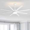 Airsurfer 65" Large Indoor Modern Ceiling Fan with Led Lights and Remote - 3 of 4