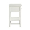 GDFStudio Malik Rustic 24" 1-Drawer Storage Nightstand With 1 Open Shelf - 4 of 4