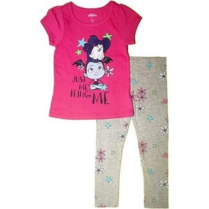 Disney Vampirina Little Girl's 2-Piece T-Shirt and Legging Set - 1 of 2