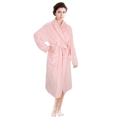 Tirrinia Womens Lightweight Soft Comfy Lounge Robe with Pockets, Summer Lightweight Ladies Long Bathrobe, Gift Ideas for Her