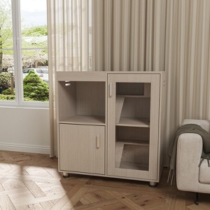 DSVIMOY Guinea Pig Cages,4-Tier Hamster Cage Wood with Storage Cabinet for Rat Chinchilla, Openable Top, Wood, 31.5"*15.75"*33.5" - 1 of 4