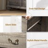 Dresser for Bedroom, Dressers & Chests of Drawers with 9 Wide Drawers, Tall Dresser with Ornately Carved Metal Handles - 4 of 4