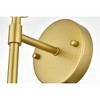 Elegant Lighting Ingrid 1 light Chrome and Clear Bath Sconce - 4 of 4