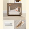 Feandrea Cat Tree with Litter Box Enclosure, 2-in-1 Modern Cat Tower, 72.8-Inch Tall Cat Condo with Scratching Posts - 4 of 4