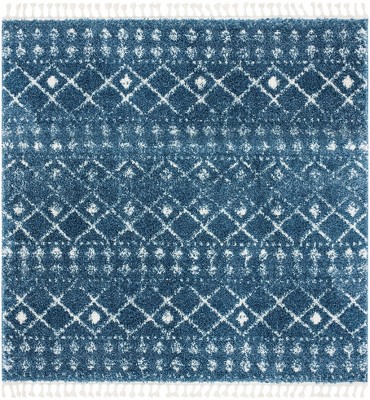 Berber Fringe Shag BFG519 Power Loomed Rug - Safavieh