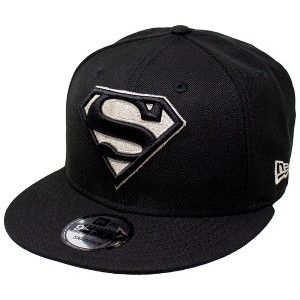 Adult Superman Silver Symbol New Era 9Fifty Adjustable Hat - 1 of 4