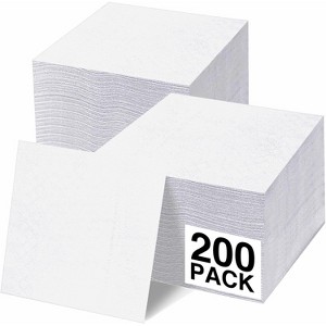 SparkSettings Beverage Napkins, 5” x 5” 2 Ply Paper Napkins, Pack of 200 - 1 of 4