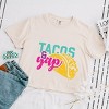 Simply Sage Market Tacos And Yap Boxy Crop Top - 2 of 4
