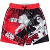 Star Wars Stormtrooper Darth Vader Rash Guard and Swim Trunks Outfit Set Little Kid to Big Kid - 3 of 4
