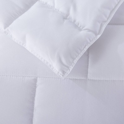 Twin White Down Alternative Subway Tile Stitch Blanket